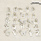 Alphabet charms A to Z letters.