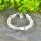 Clear Quartz Crystal Chip Bracelet for women.