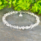 Clear Quartz Crystal Chip Choker Necklace for women.
