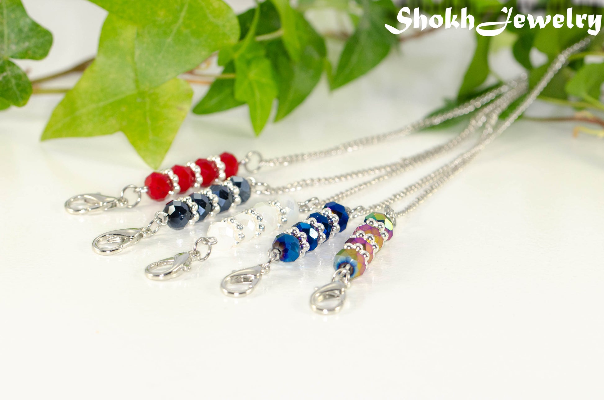 Sparkly Glass Crystal Eyeglass Chains