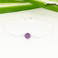 Minimal Amethyst Bracelet.