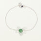 Top view of Minimal Green Aventurine Bracelet.