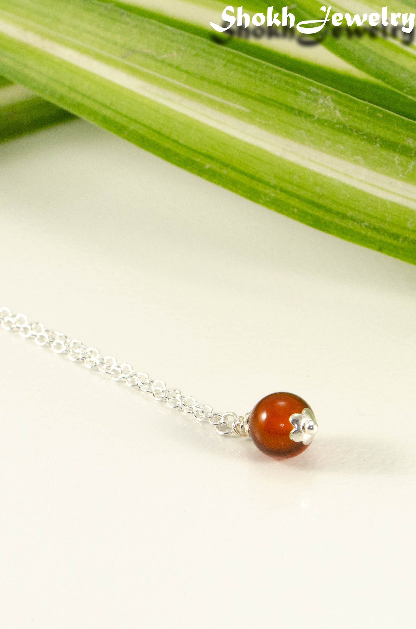 Dainty Carnelian Choker Necklace