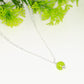 Dainty Peridot Choker Necklace, August Birthstone Jewelry