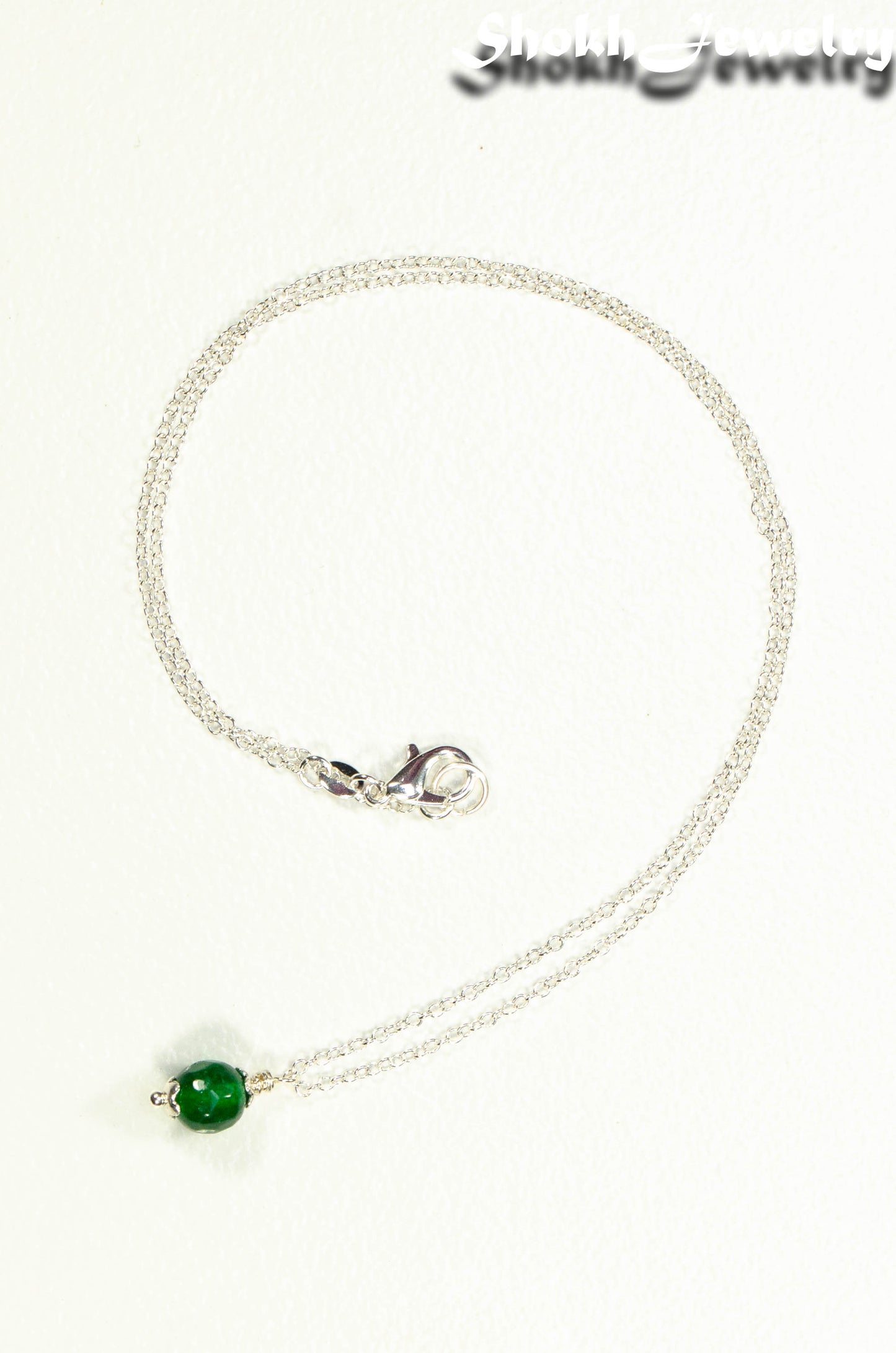 Dainty Emerald Choker Necklace