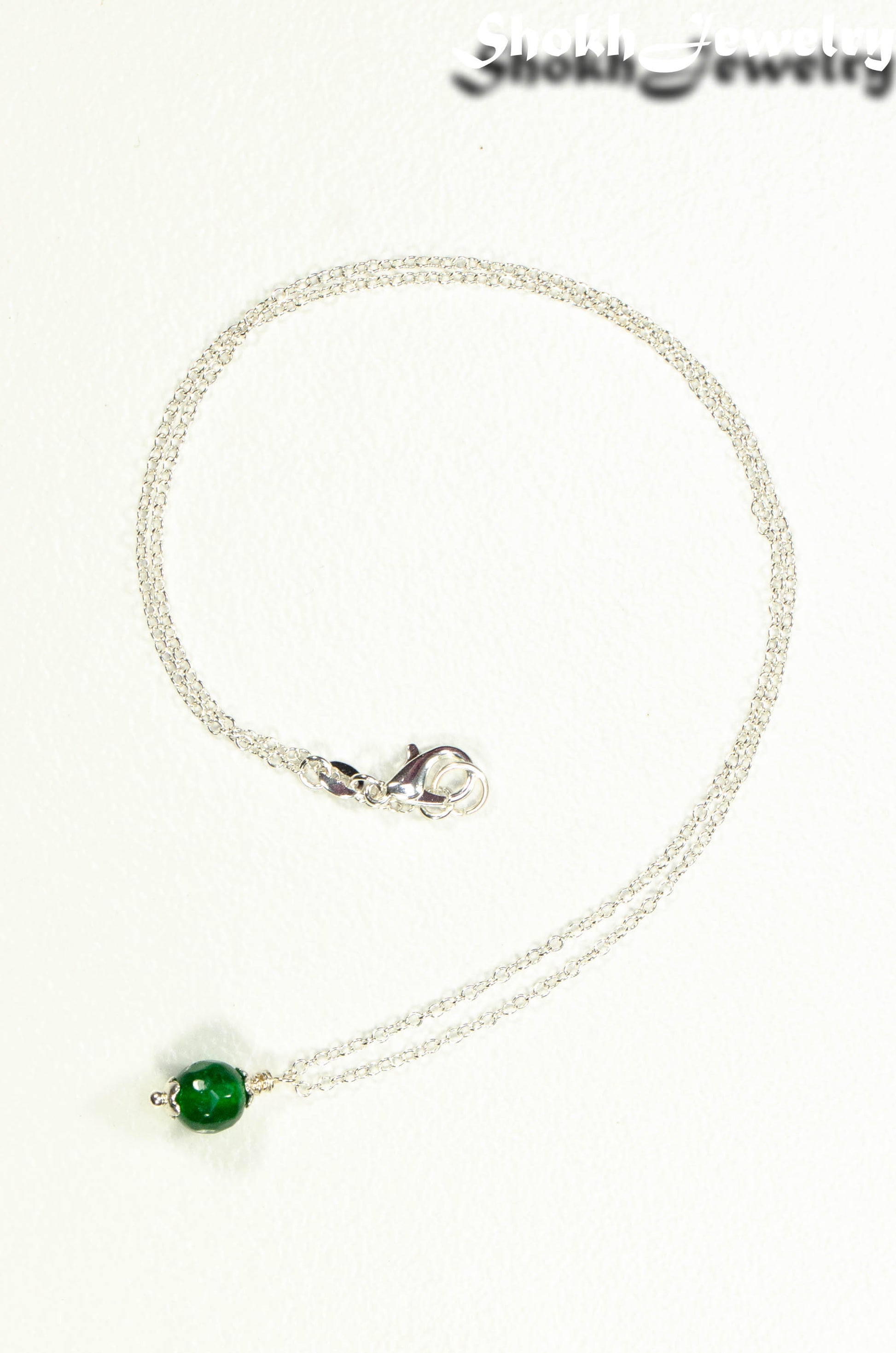 Dainty Emerald Choker Necklace