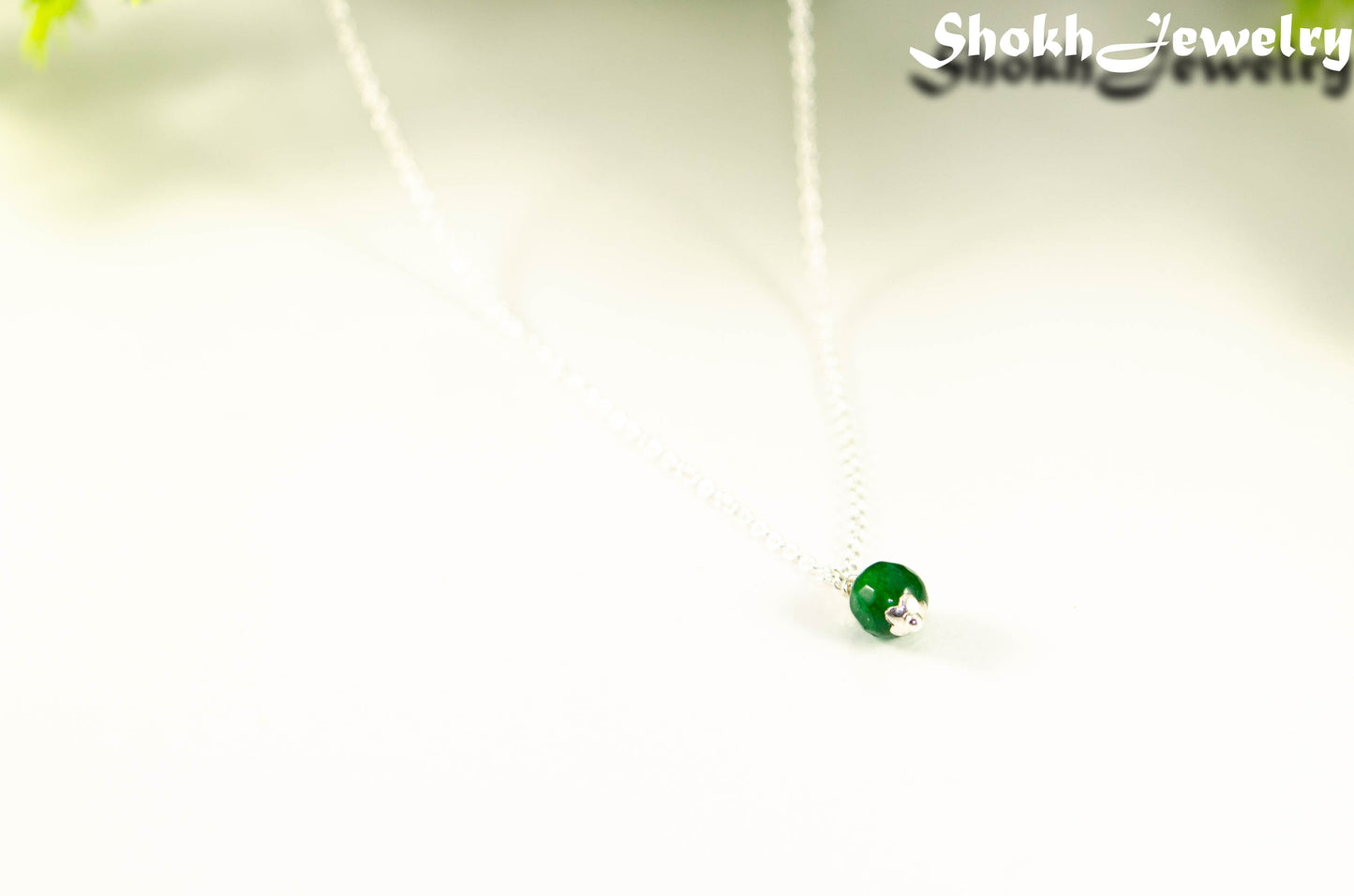 Dainty Emerald Choker Necklace